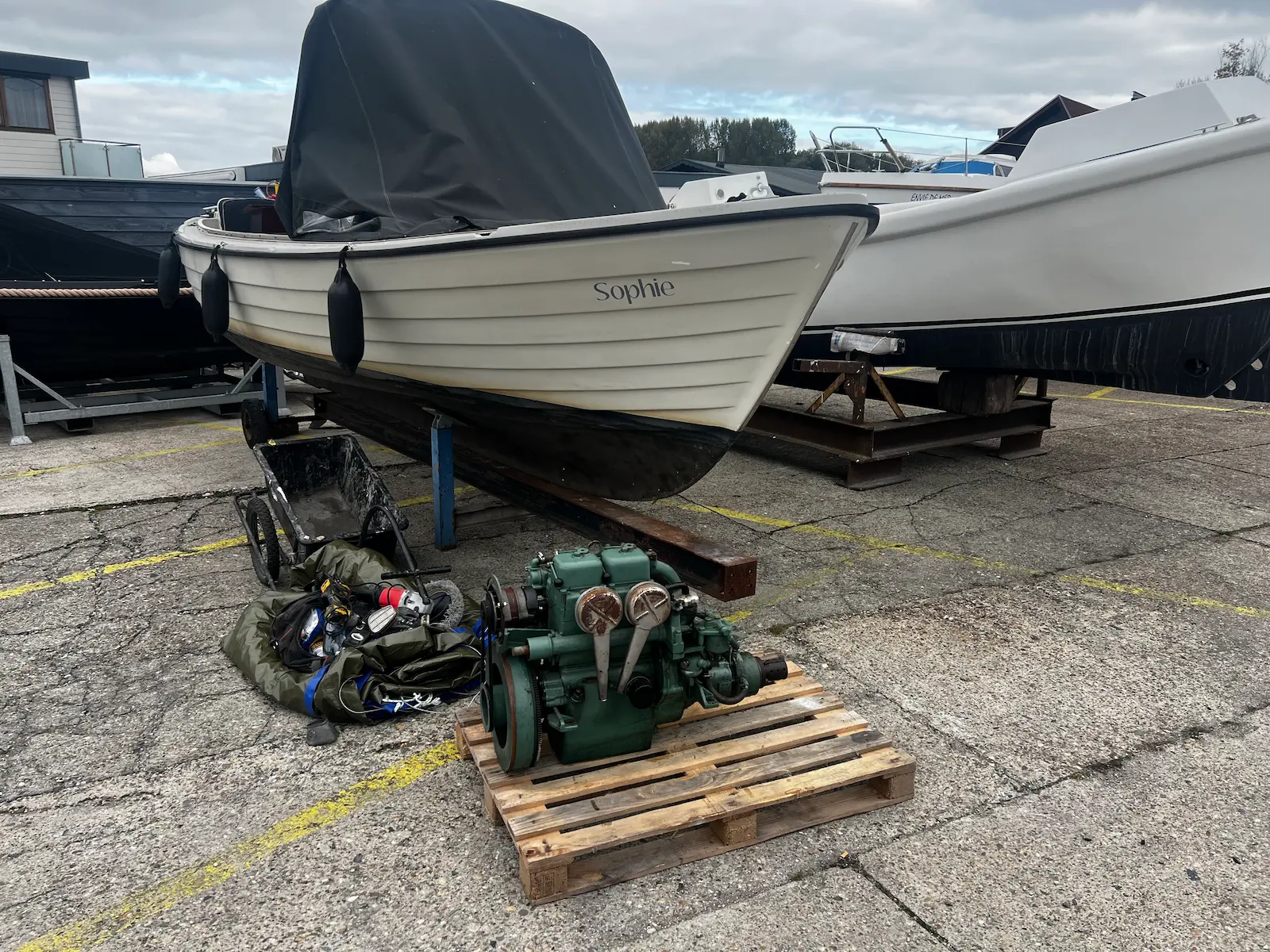 Engine removal and cleaning